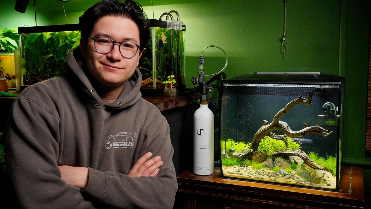 Мой высокотехнологичный аквариум Fluval Flex 15