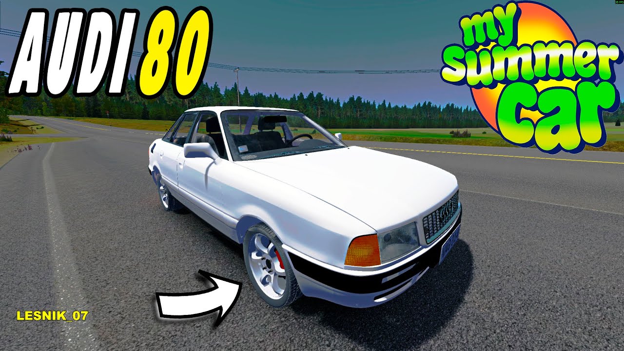 REPAIRED AND INSTALLED TUNING ON AUDI 80 I My Summer Car