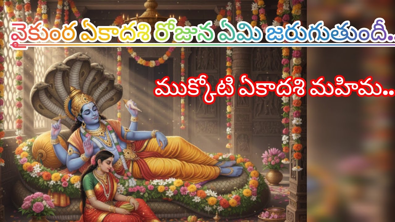 వైకుంఠ ఏకాదశి రోజున ఏమి జరుగుతుంది..🙏 