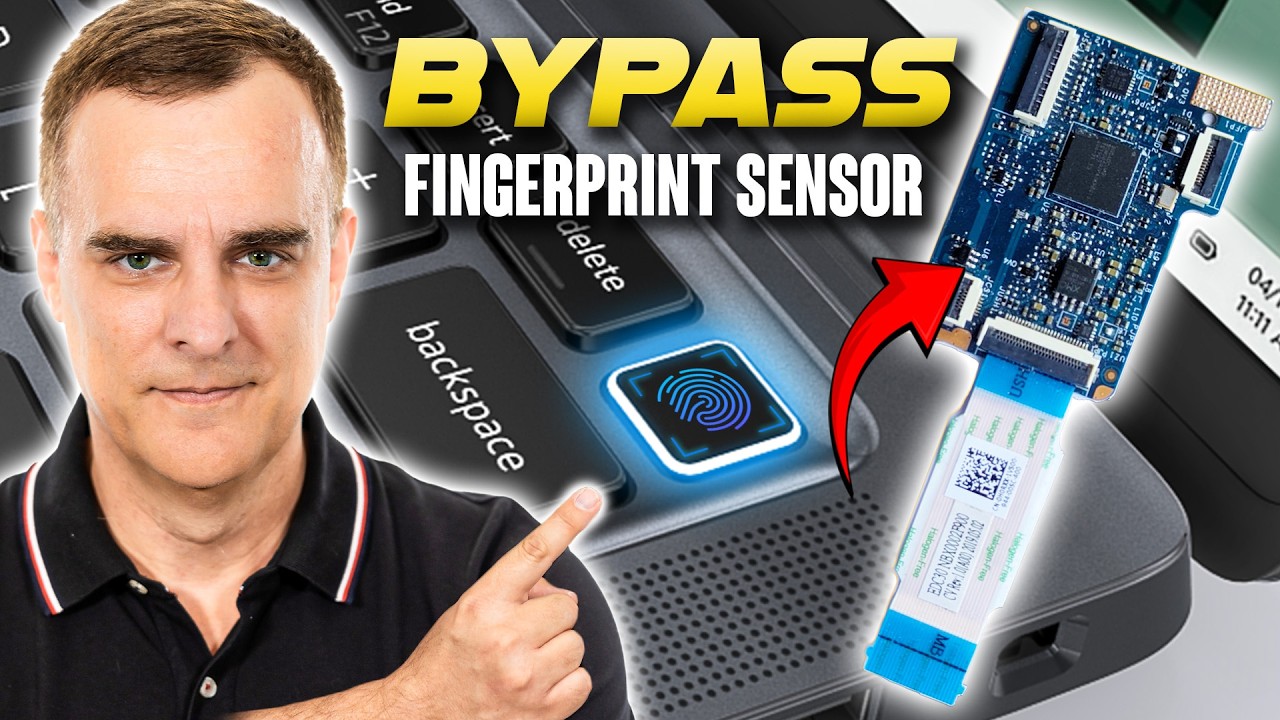 Fingerprint BYPASS with just a pencil (real world hack)