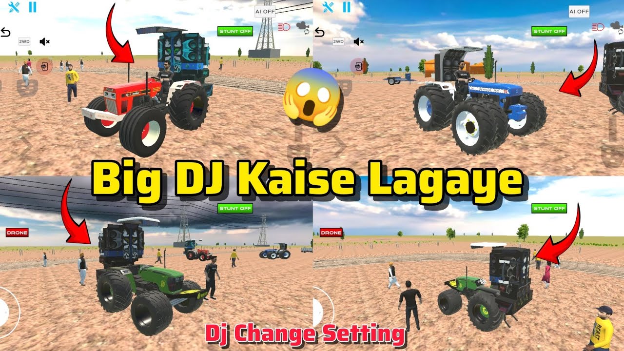 Big Dj Kaise Lagaye 🤩 Indian Desi Life Simulator 3D || Indian Desi Simulator New Update
