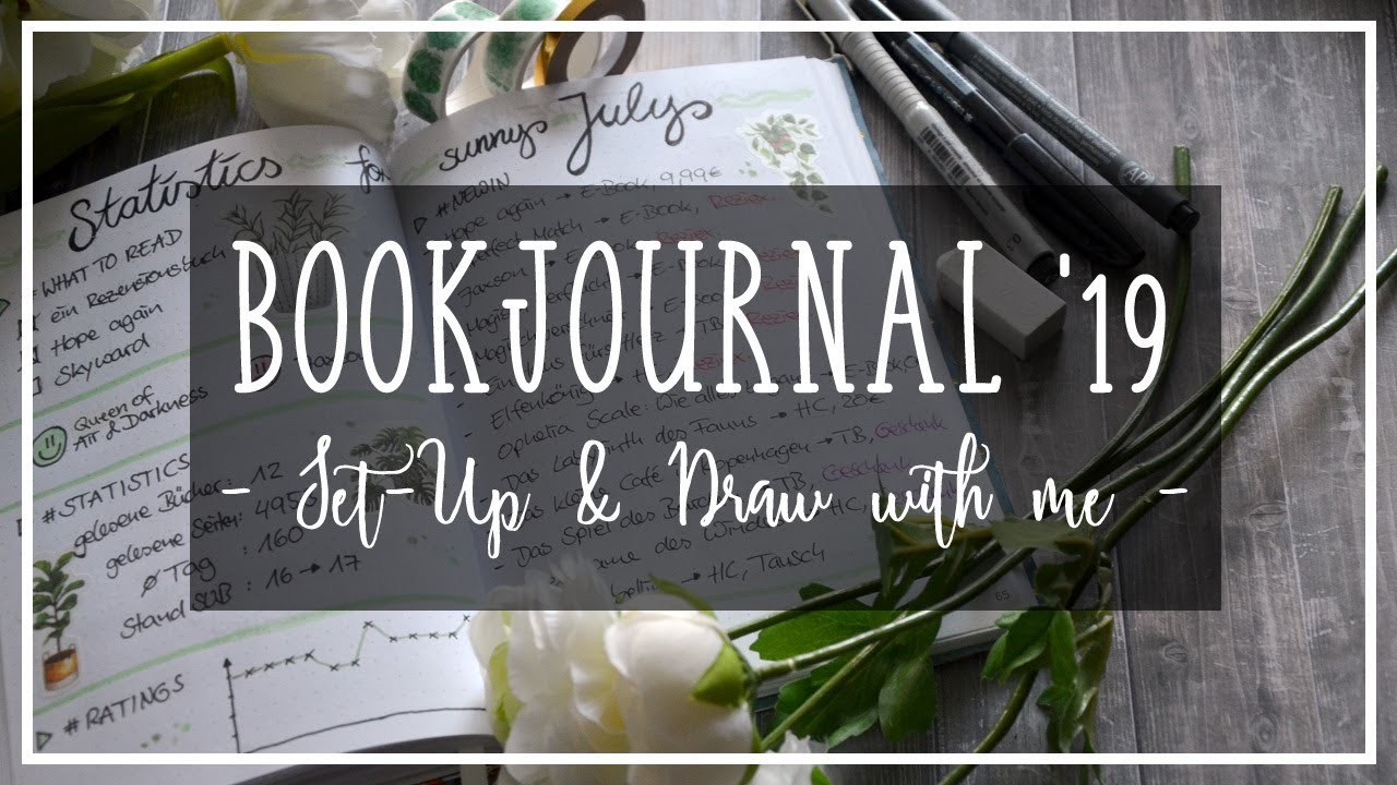 Mein BOOKJOURNAL 2019 - SET-UP & Draw with me!