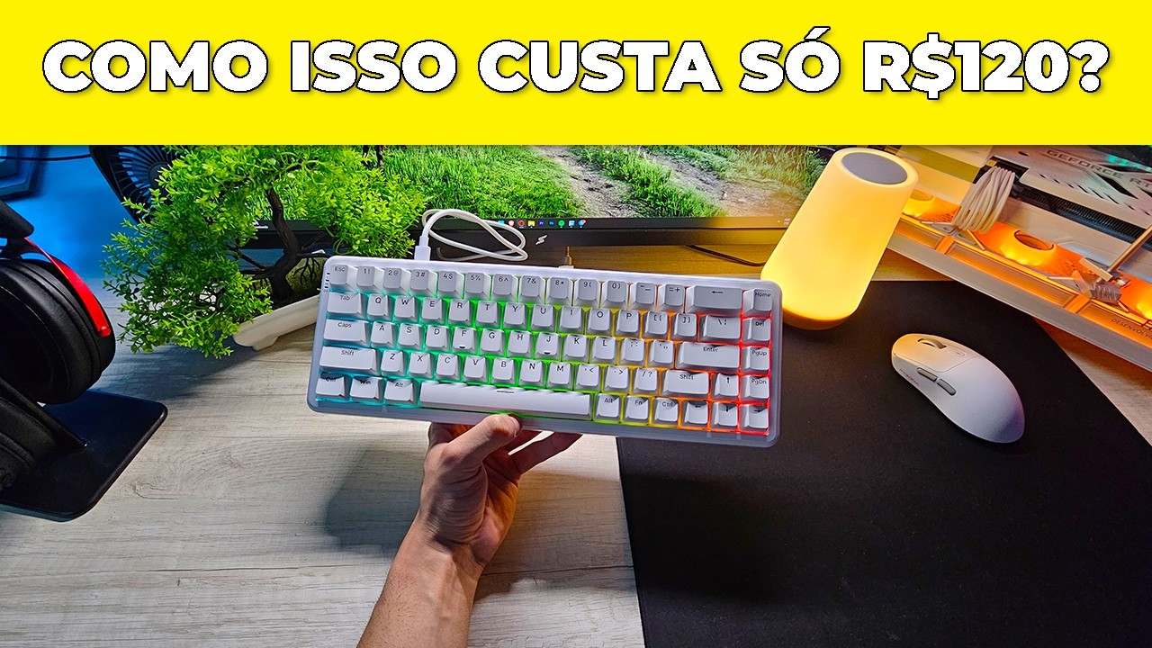 O FIM dos Teclados Caros: Rapid Trigger e Mods por preço ridículo (AK680 MAX)