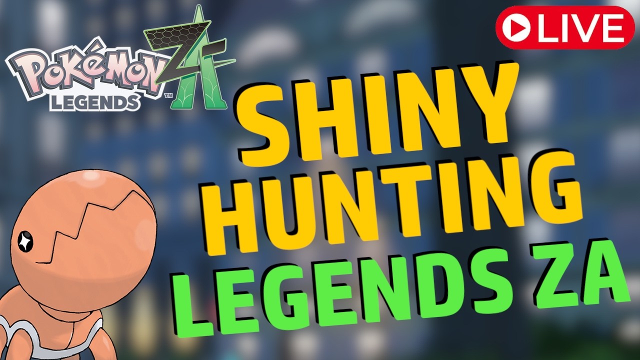 [LIVE] Shiny Hunting the DLC in Pokemon Legends: ZA!
