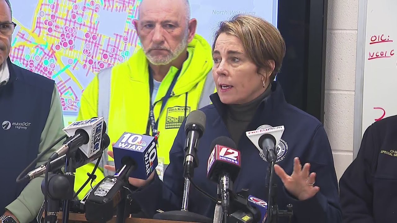 Video Now: Gov. Healey discusses blizzard recovery in Fall River