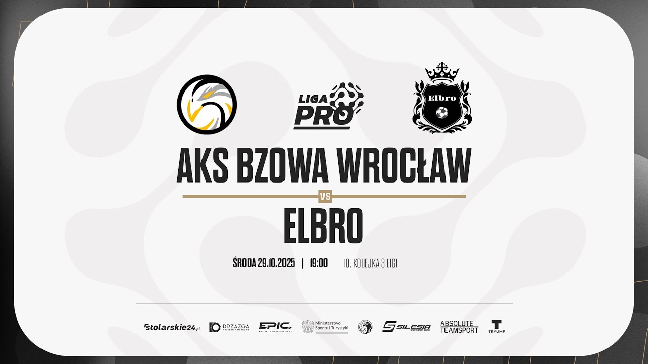 AKS BZOWA WROCŁAW - ELBRO | PRO LIGA, Sezon Jesień 2025 - 29.10.2025