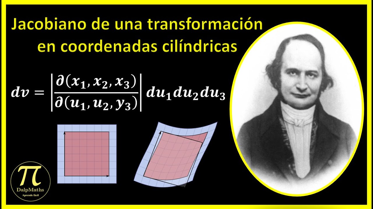 Jacobiano de una transformación en coordenadas curvilíneas.