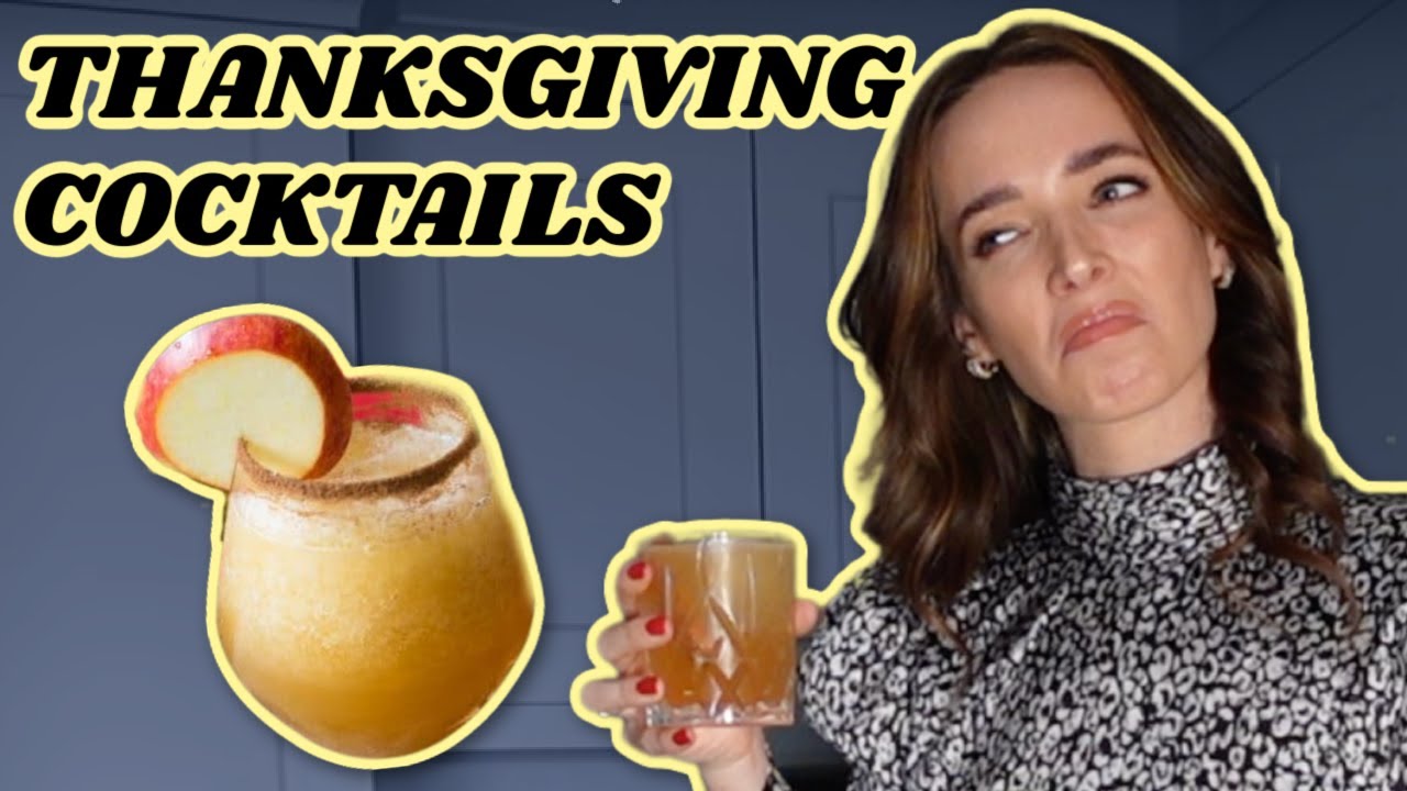 IRISH GIRL MAKES THANKSGIVING WHISKEY COCKTAILS FOR THE FIRST TIME / Crown Royal | Ciara O Doherty