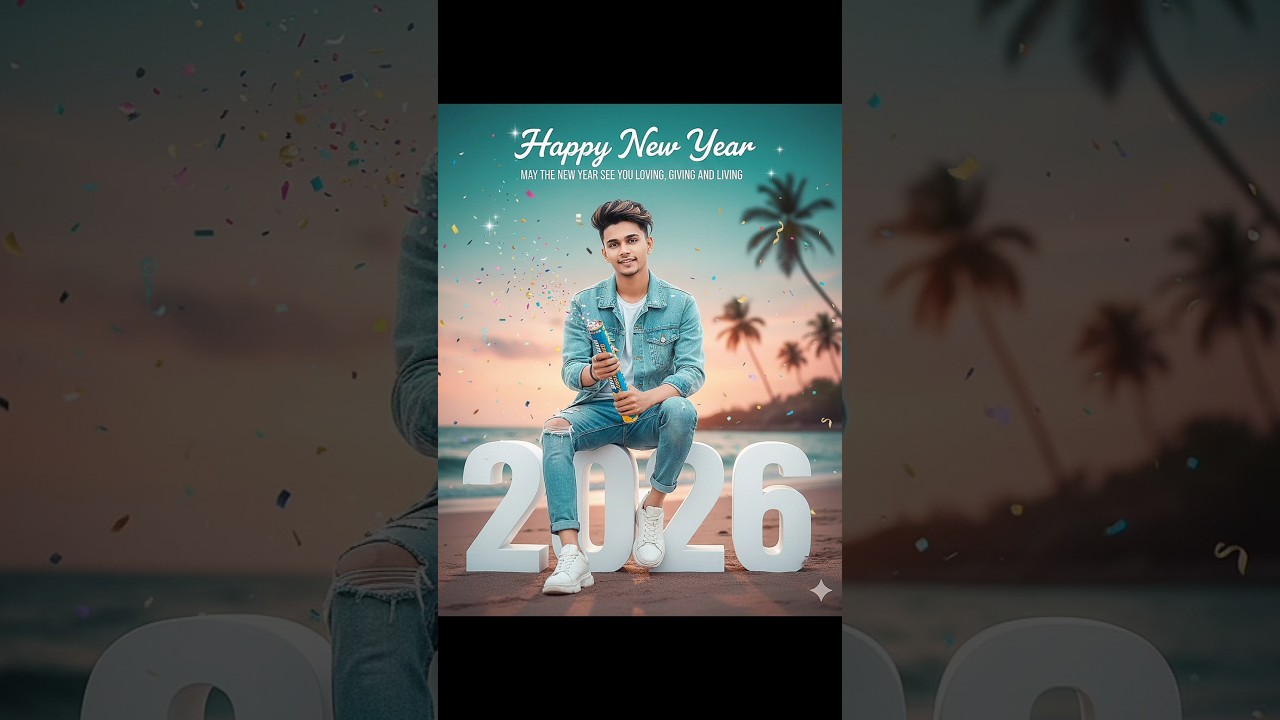 Happy New Year 2026 Photo Editing | New Year Ai Photo Editing 2026 #picasrt #edit #ai #tutorial