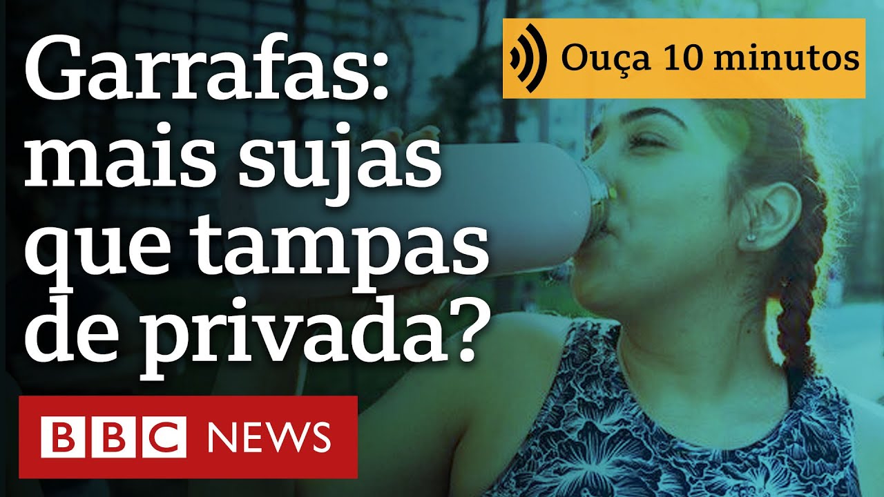 Mais sujo que assento de privada? Como evitar que garrafa d'água vire um poço de micróbios.