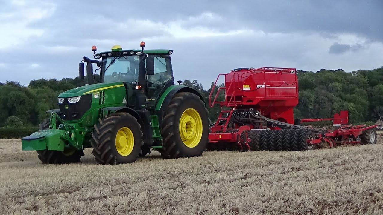 Seed Drilling OSR with NEW John Deere 6250R & Horsch Sprinter