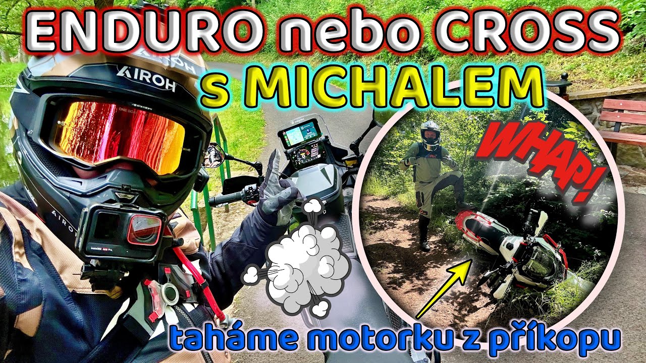 CF MOTO 450MT a naše výjezdy s Michalem / Jedeme Enduro nebo Cross ? 😅