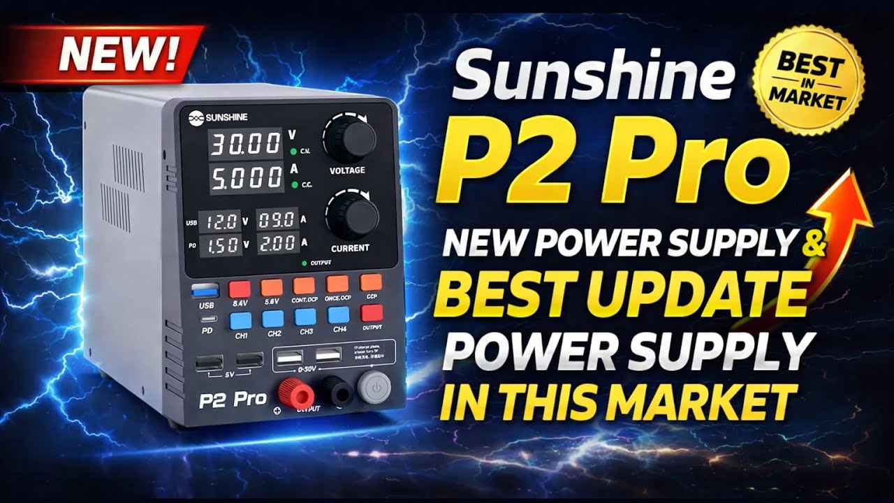 Sunshine P2 Pro New Power Supply & Best Update Power Supply In this Market 