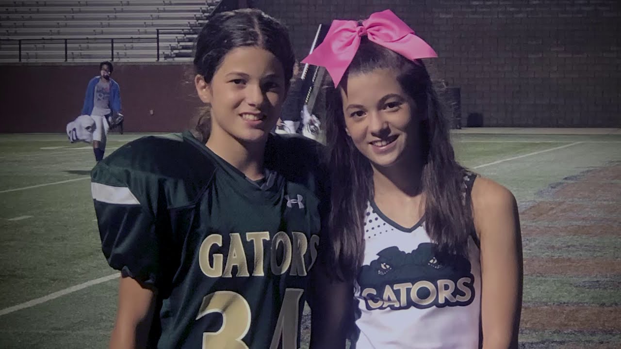 Meadow Glen Middle School student makes history as school's first female football player