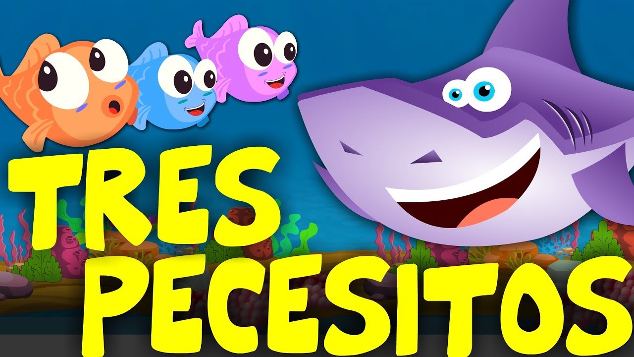 3 pecesitos se Fueron a Nadar - Canci&oacute;n Infantil