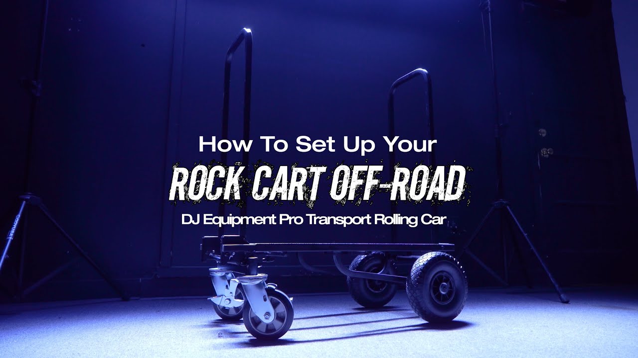 How to Set up Your Rockville ROCK CART OFF-ROAD DJ Equipment Pro Transport Rolling Car Huge Wheels!