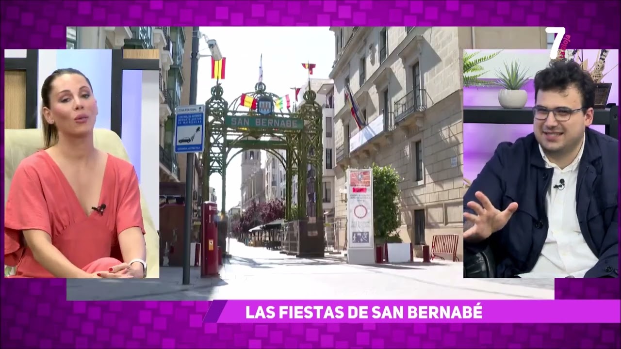 Reportaje en La 7 de La Rioja (13-6-2023) Fiestas de San Bernabé