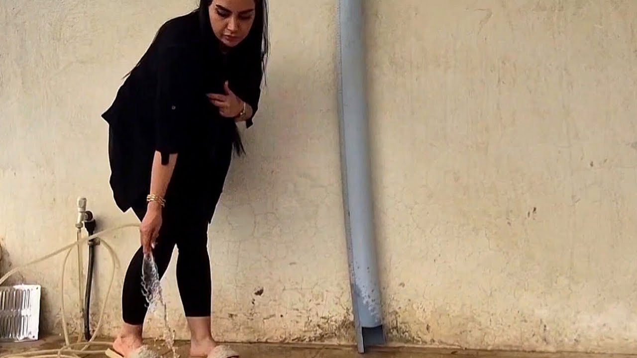 Traditional Rural Life in Iran: Old-Fashioned Blanket Washing & Village Culture 🌾