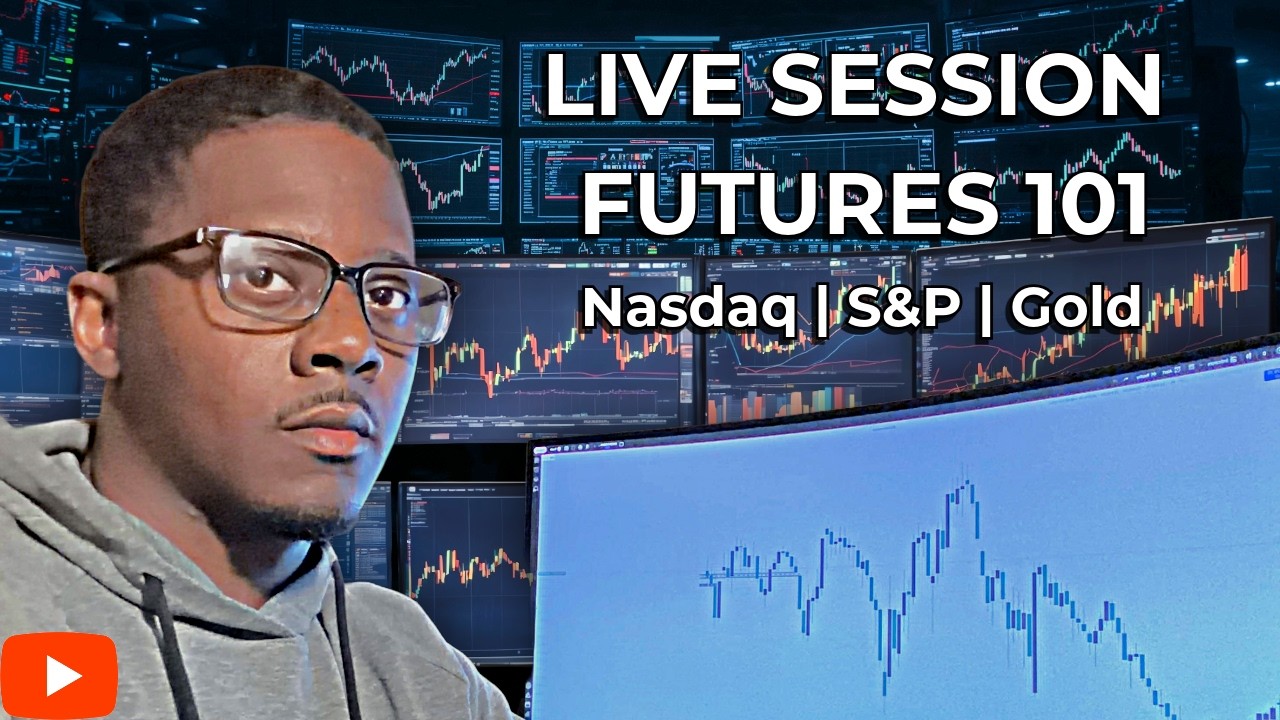 Day Trading Futures for Beginners (LIVE) | Pre-Market Analysis & Full Session