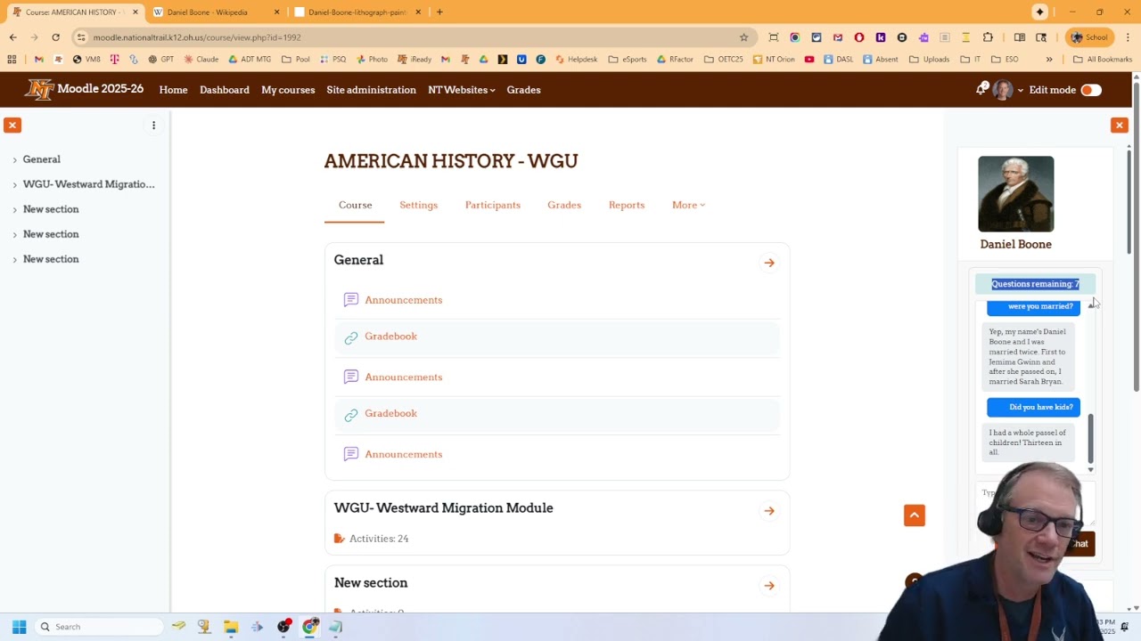 Adding an AI tutor (or character) in your Moodle Course