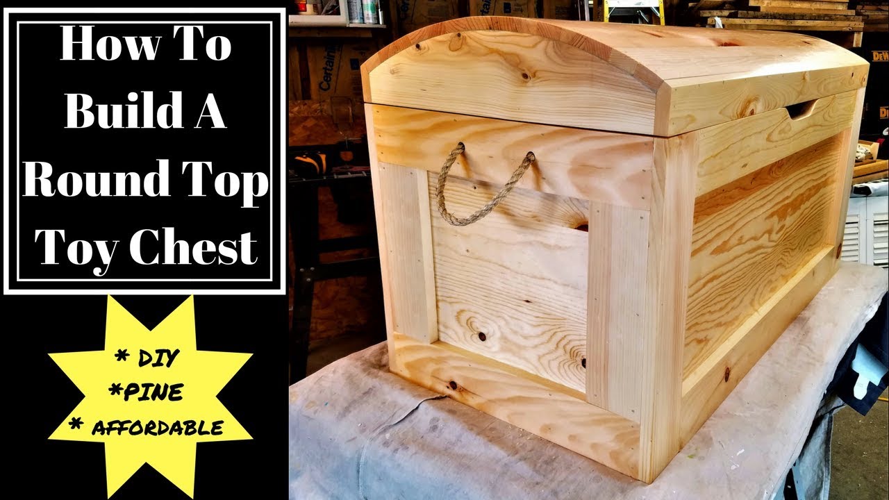 HOW TO BUILD A ROUND TOP TOY CHEST (DIY)