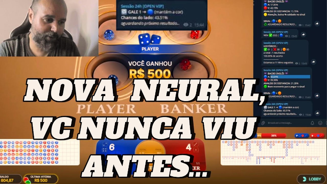A nova IA Neural para Bac Bo chegou e est&aacute; INSANA!