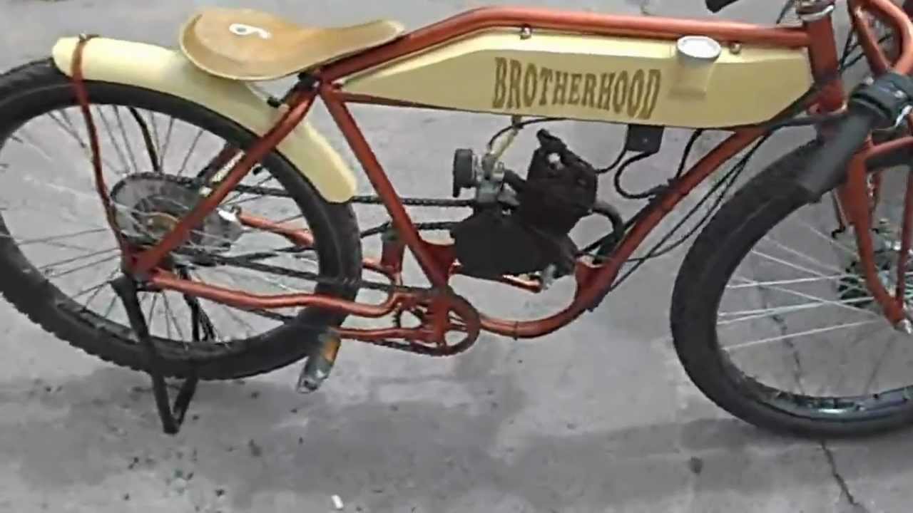 Replica of 1903 motorcycle, brotherhood bh9 order yours today
