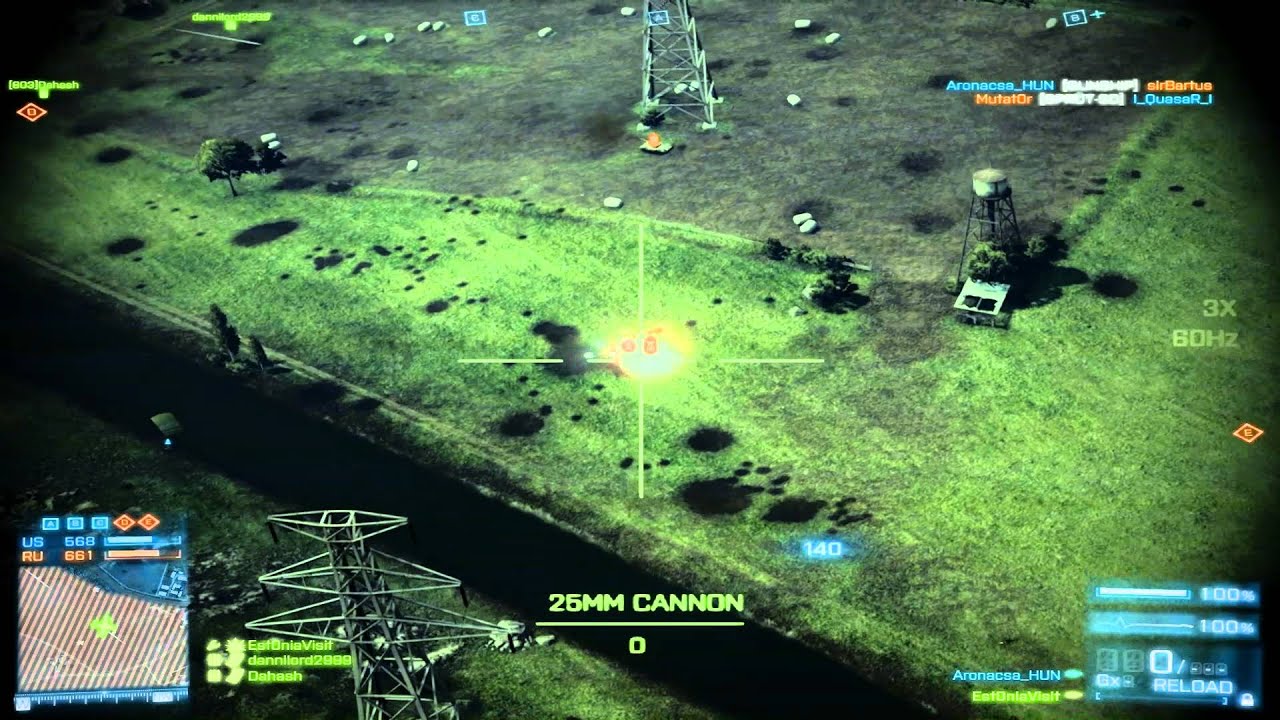 BF3 AC-130 Gameplay | 43-3 | Armored Shield | Conquest Large