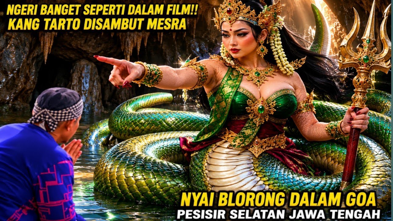 Ngeri banget.!! disambut ular berkepala manusia dalam goa pesisir selatan pulau jawa
