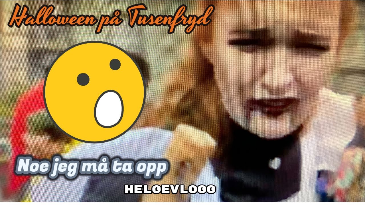 HALLOWEEN PÅ TUSENFRYD 2021 - NOE VIKTIG JEG MÅ TA OPP - HELGEVLOGG