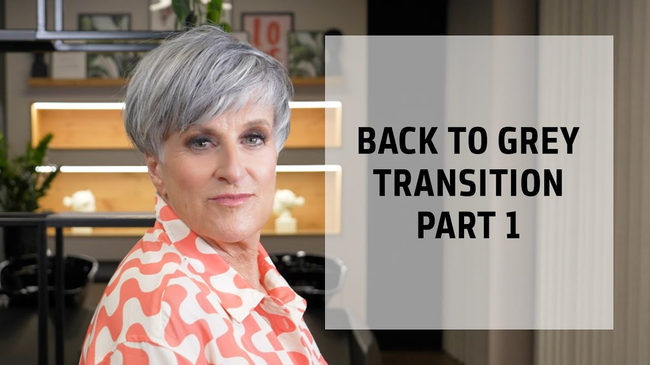 Going Back to Grey Hair Transition Service Part 1 | Goldwell Education Plus