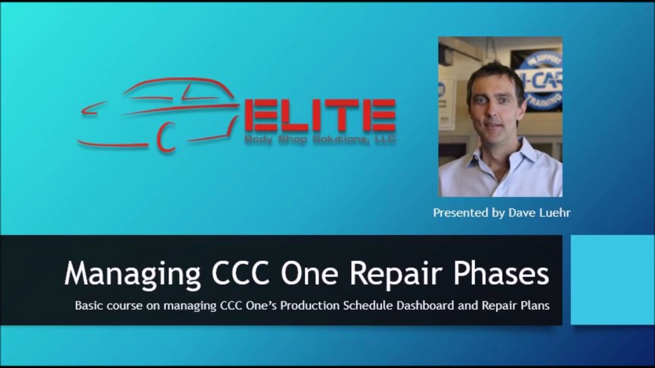 Managing CCC One Repair Plan Phases
