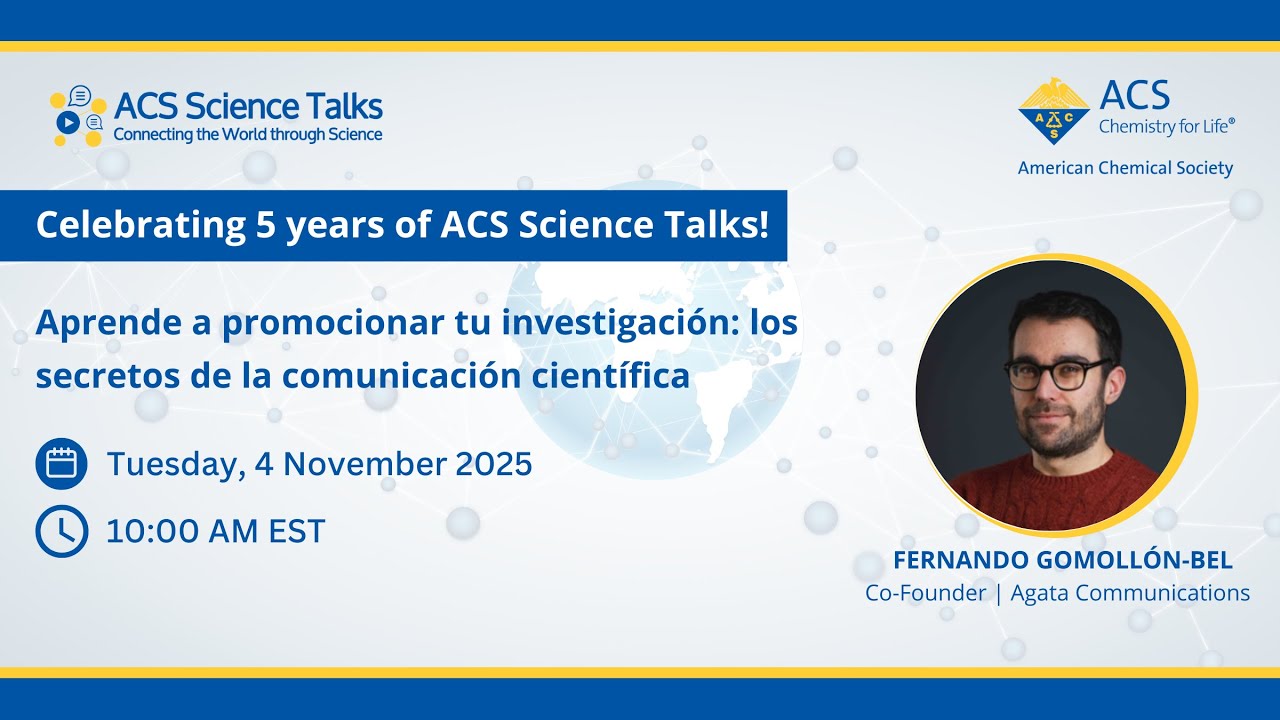 Science Talks Lecture 184: Aprende a promocionar tu investigación