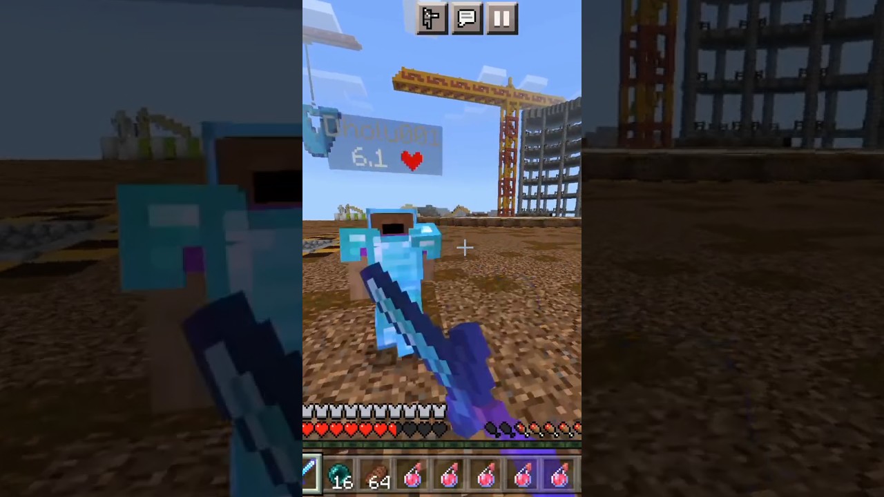 minecraft godpvp in mobile #shorts #viral #trending