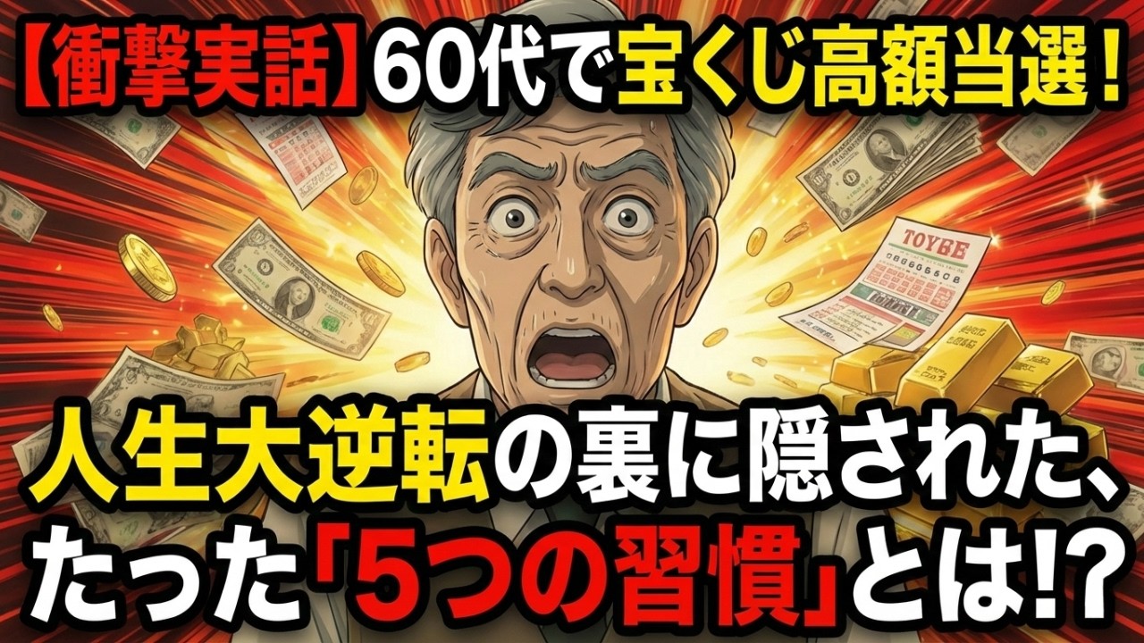 【実話】60代で宝くじ高額当選…人生が大逆転したA子さんが毎日やっていた、たった5つの習慣