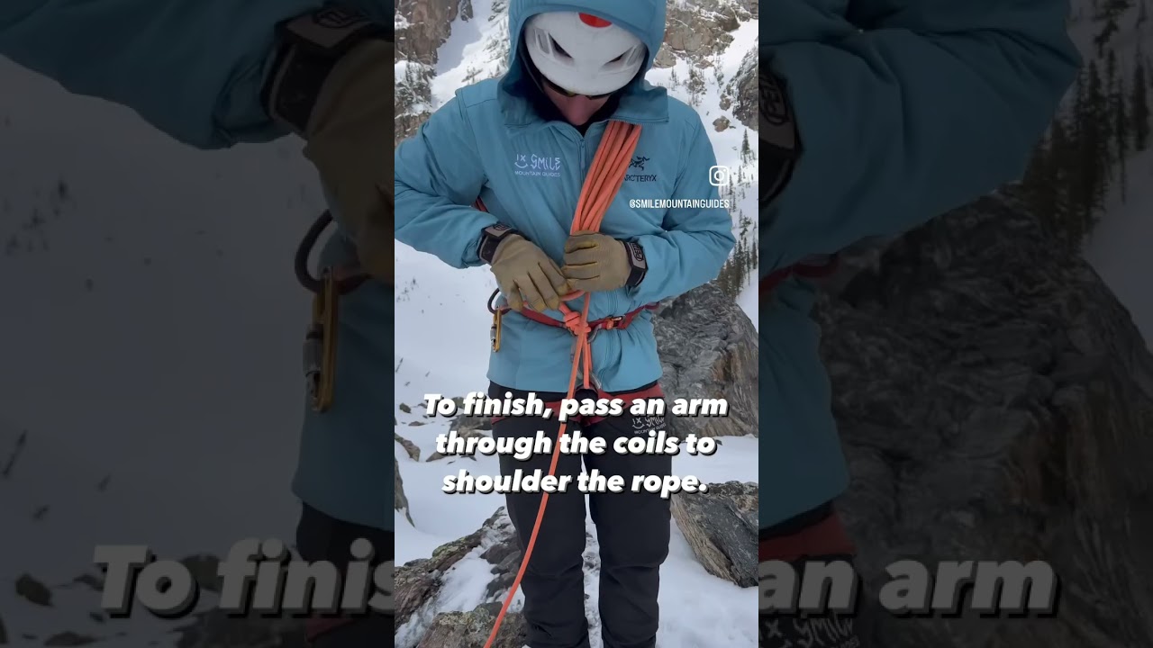 The Kiwi Coil, A method for shortening the rope