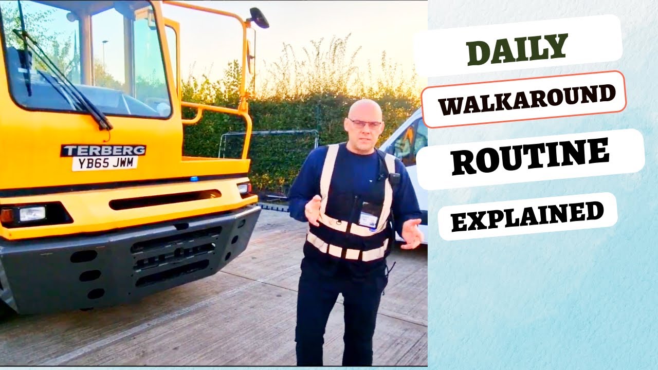 🛡️ Daily Walk-Around Check for Yard Tugs—Stay Safe & Efficient Before Every Shift! 🚛✅