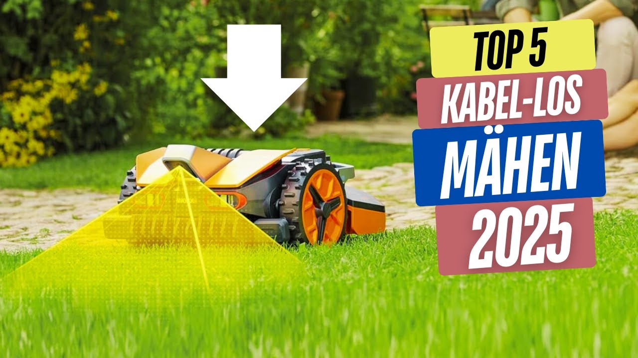 Beste Mähroboter ohne Kabel 2025: Top 5 im Test