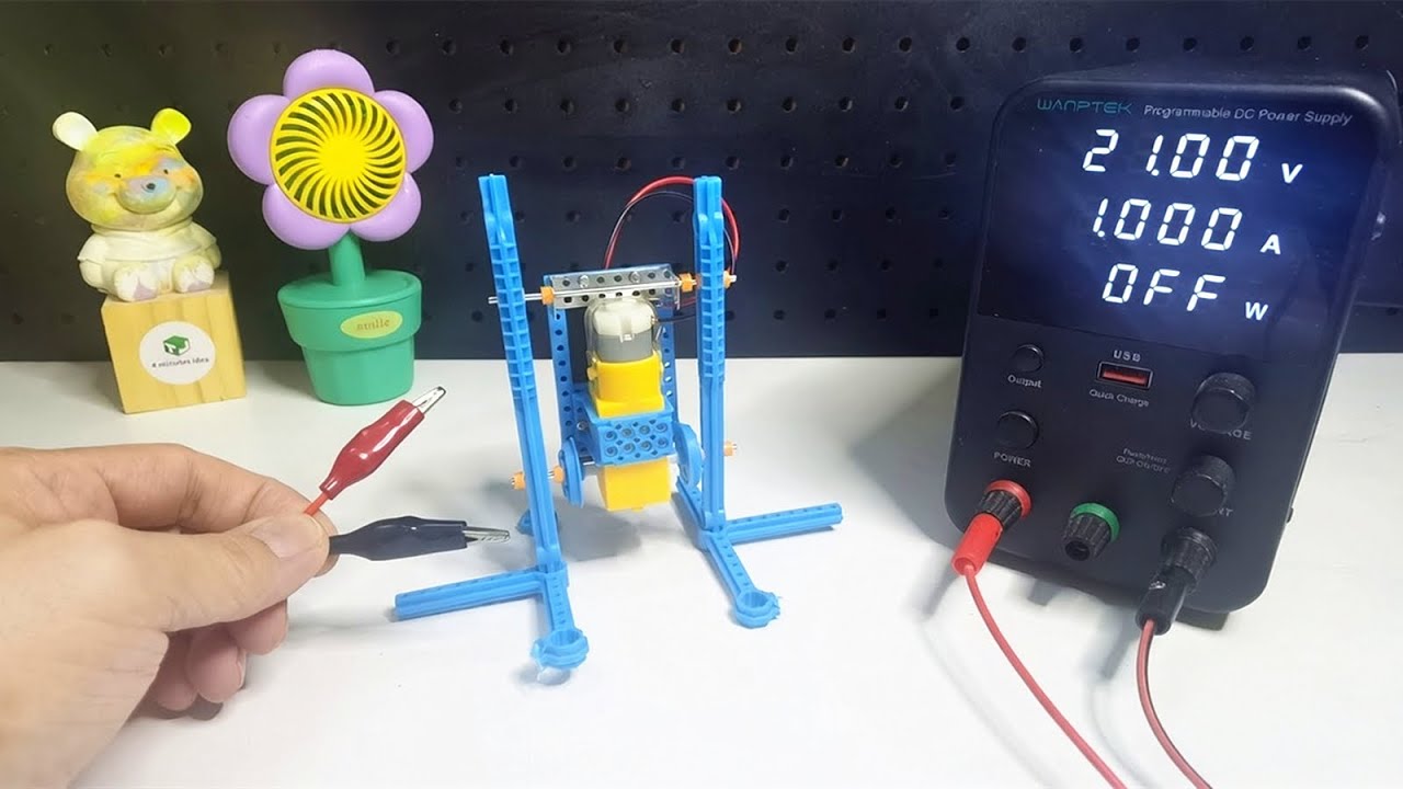 I Applied High Voltage to Bipedal Robot | High voltage test | #experiment #test #fun