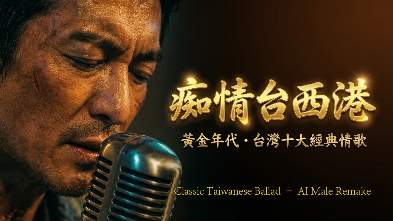 台灣傳奇金曲回歸 🥃 [AI極致還原 ] (Vol.3)【痴情台西港 / 深情海岸 / 人生的歌 / 無字的情批 / 海海人生】極致還原那卡西神韻 🎸 Classic Hokkien Ballad