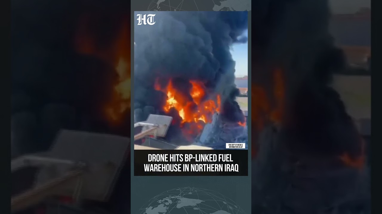 Explosive Drone Attack Targets BP-Linked Fuel Site in Northern Iraq | Hormuz Crisis | #shorts