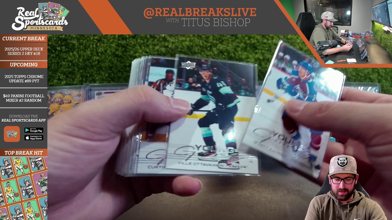 2025/26 UD Series 2 Hockey #18 Half Case Pick Your Team (3/17/26)