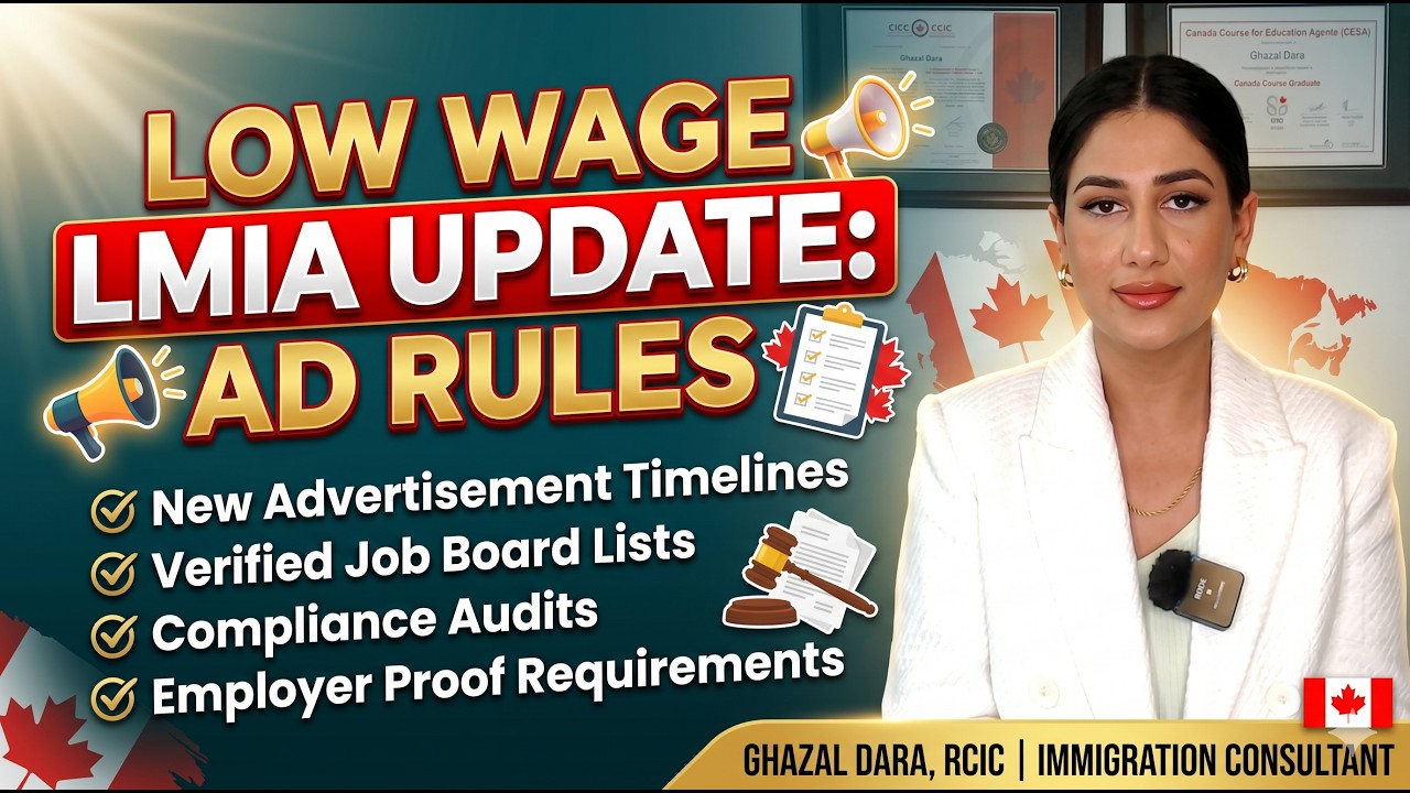 NEW LMIA Updates 2026: Low-Wage Stream Employer Advertisement Requirements 🇨🇦