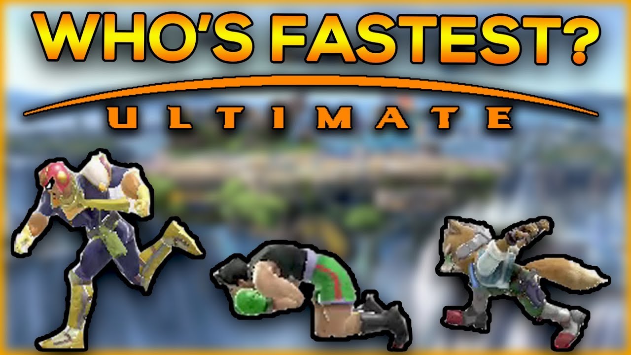 Fastest Characters in Smash Bros Ultimate!