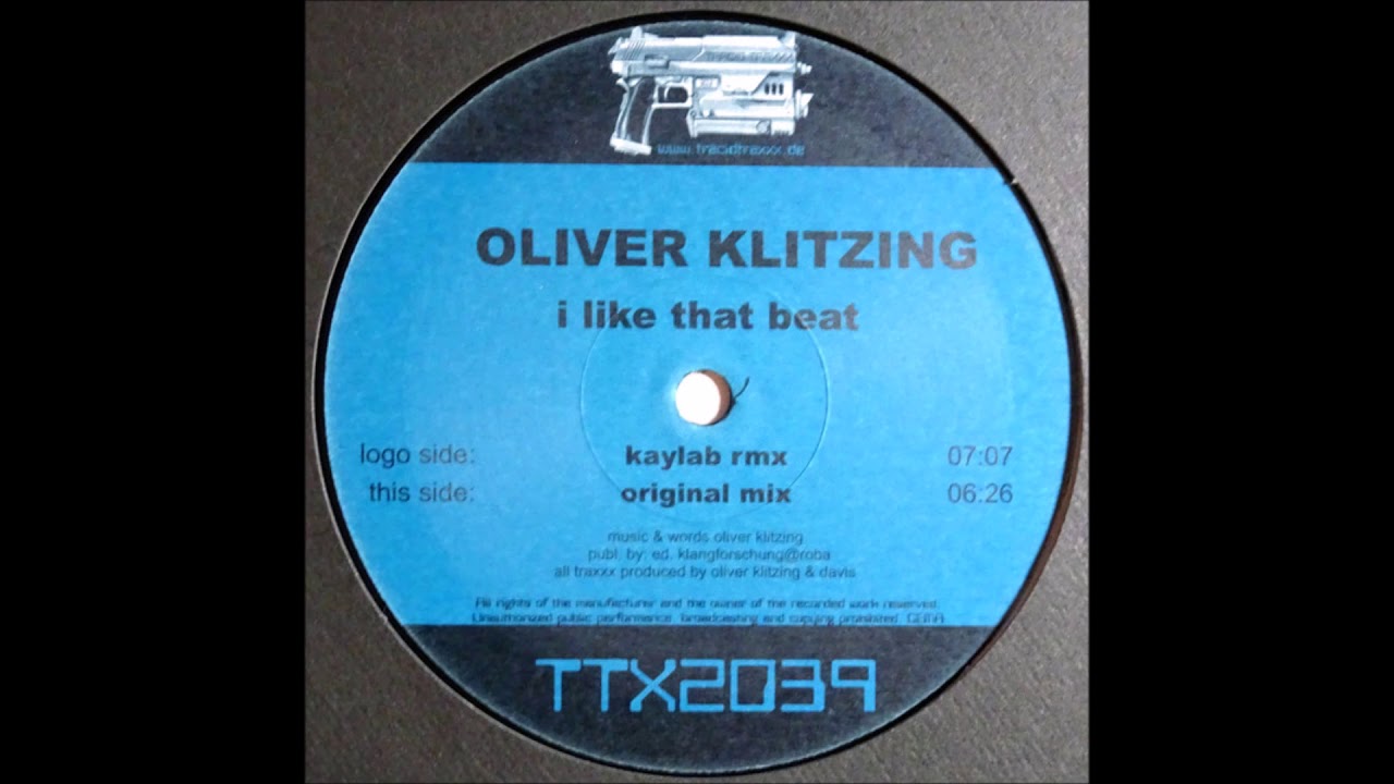 Oliver Klitzing - I Like That Beat (Original Mix) -2002-
