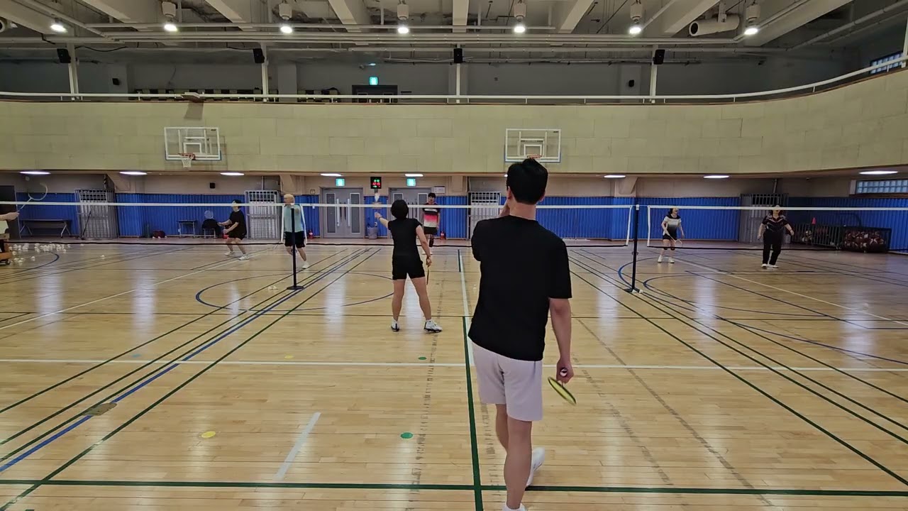 260318(성종님.정우님)VS(한필님.윤정님)#배드민턴 경기영상