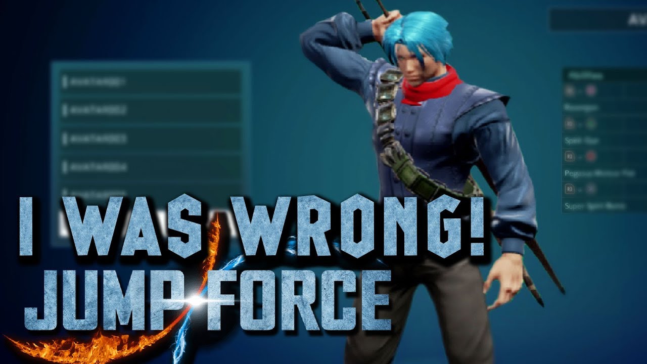 JUMP FORCE: I Was Wrong About Avatars & Create a Characters!