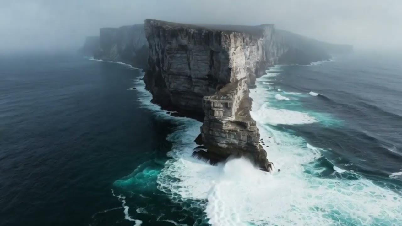Wings Over the Sea – Peaceful Cinematic Music | Cliffs and Ocean
