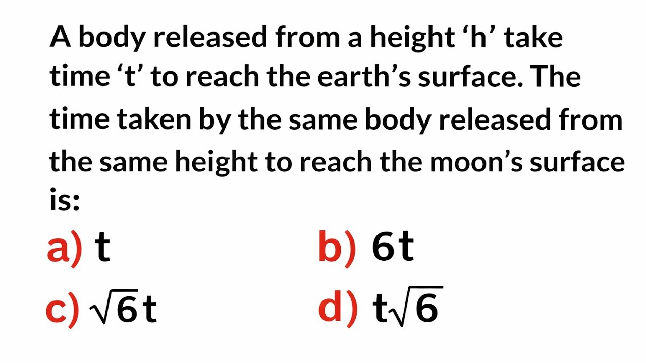 Most logical MCQ of Physics | Physics MCQs Hub | #PhysicsMCQs 