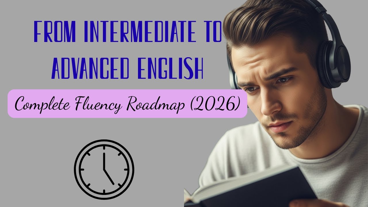 From Intermediate to Advanced English 🚀 Complete Fluency Roadmap (2026)